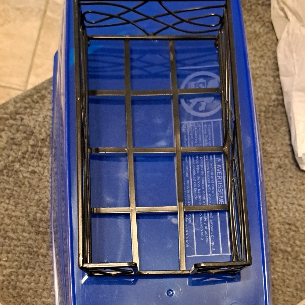 Black Metal Wire Basket
